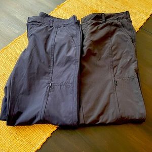 2 pairs of Kirkland Nylon Travel Pants